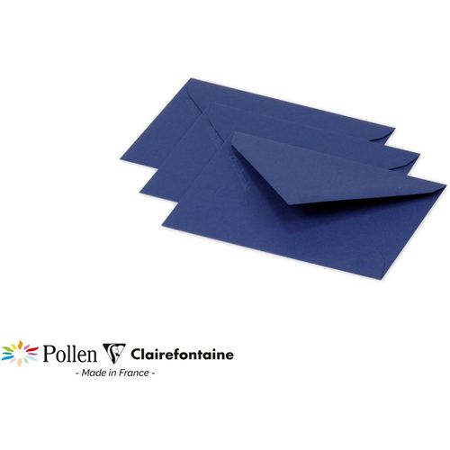 Clairefontaine kuverte Pollen 75x100mm 120gr night blue 1/20 slika 1
