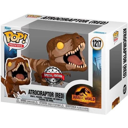 POP figure Jurassic World 3 Atrociraptor Red Exclusive slika 1