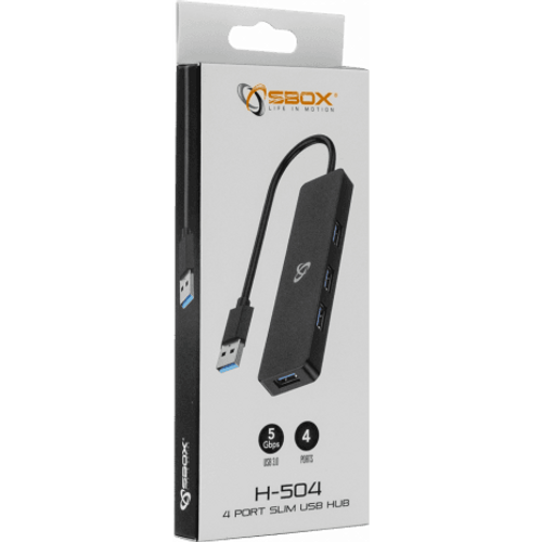 S BOX H 504 USB 4 Portni HUB 3.0. slika 5