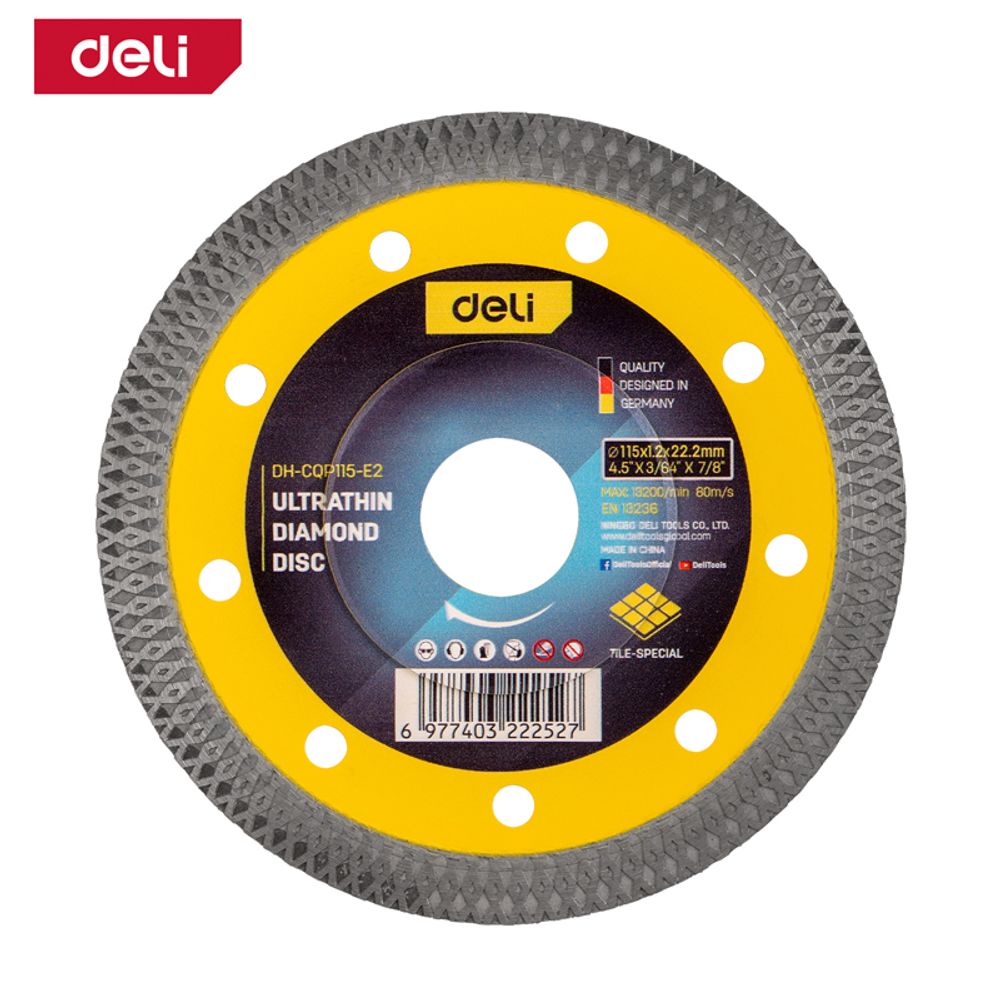 Dijamantska rezna ploča 115MM DELI EDH-CQP115-E2 slika 1