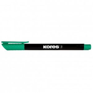 Flomaster Kores, permanent marker OHP, KOR22105, 1 mm, zeleni