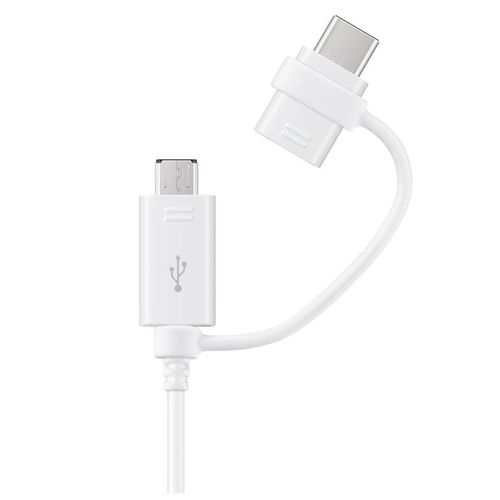 Samsung Micro Usb kabl sa Tip C adapterom beli slika 3