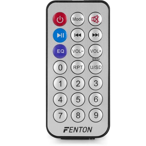 Fenton SBS60 Zvučnik za zabavu, Bluetooth, USB / SD / AUX, LED, daljinski upravljač, crni slika 13