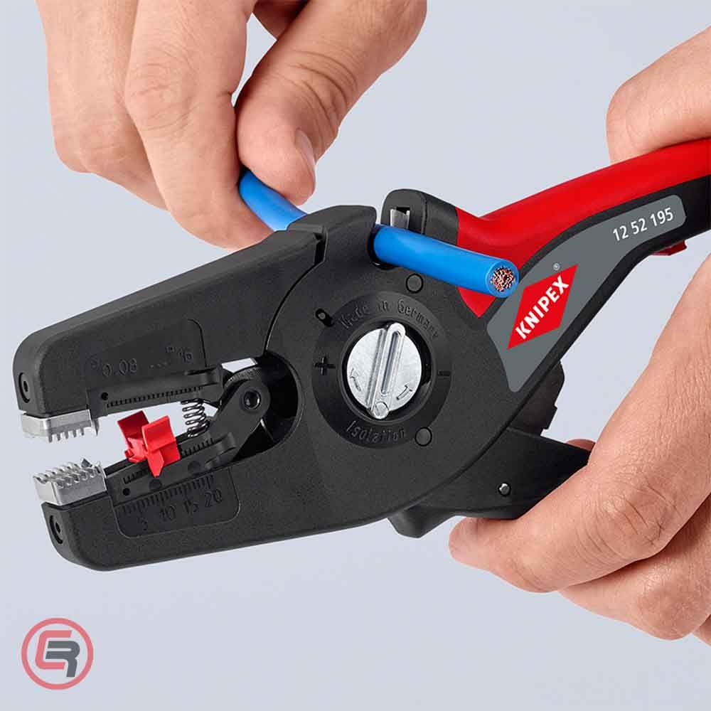 Knipex Kliješta Za Skidanje Izolacije PreciStrip16 / 0,08-16,0 mm2 Automatska - 12 52 195 slika 4