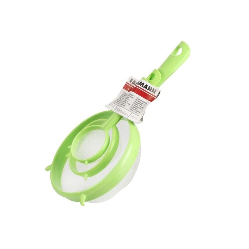 Fackelmann cjediljka 6/9/15cm set PVC zelena slika 1