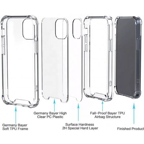 MCTT3-IPH 11 Pro * Futrola hardcase silicone providna (139) slika 3