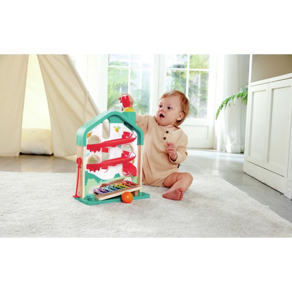 Hape Edukativna kućica Melody Mansion Ball Run slika 5