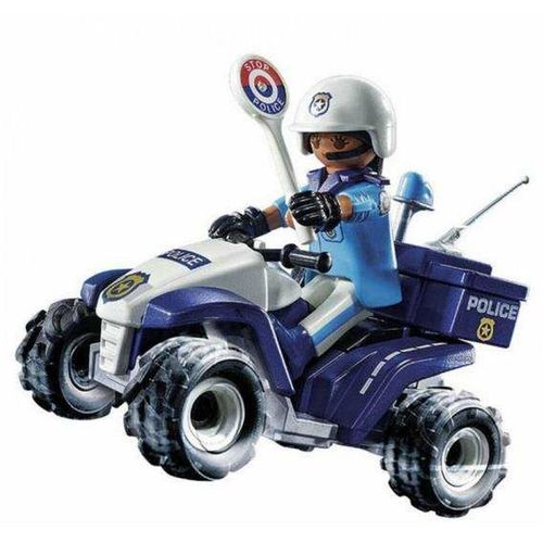 Set za Igru Vozila Playmobil Speed Quad City Action 71092 Policija (21 pcs) slika 1