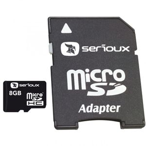 Serioux Micro SD Kartica 8 GB SFTF08AC10 - Klasa 10 s SDHC Adapterom