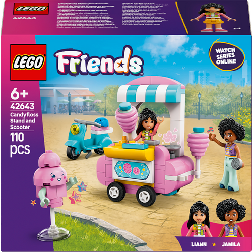 LEGO® FRIENDS 42643 Štand sa šećernom vunom i skuter slika 3