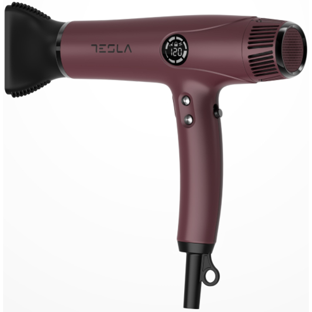 TESLA Fen za kosu DRH500BBD 2200W / HAIRDRYER / Bordo / LED Display slika 1