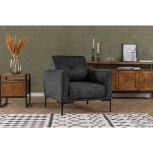 Mustang - Antracitni Wing Chair