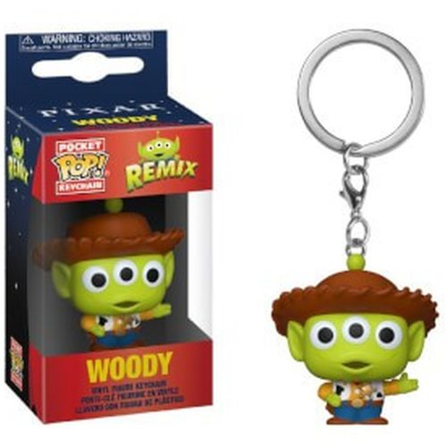 Funko Pop Keychain Pixar Alien Remix - Woody slika 1