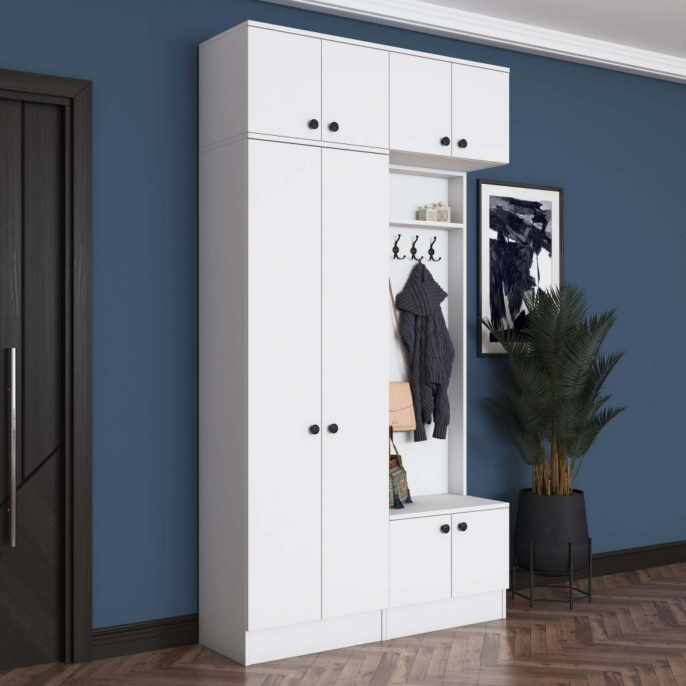 Hall Stand EA144 - Bijela slika 4
