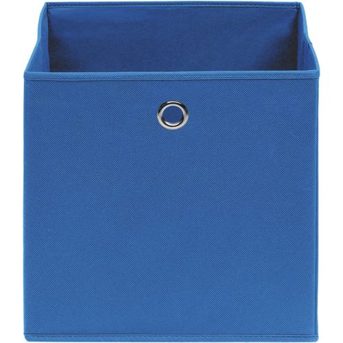 Kutije za pohranu 10 kom plave 32 x 32 x 32 cm od tkanine slika 3