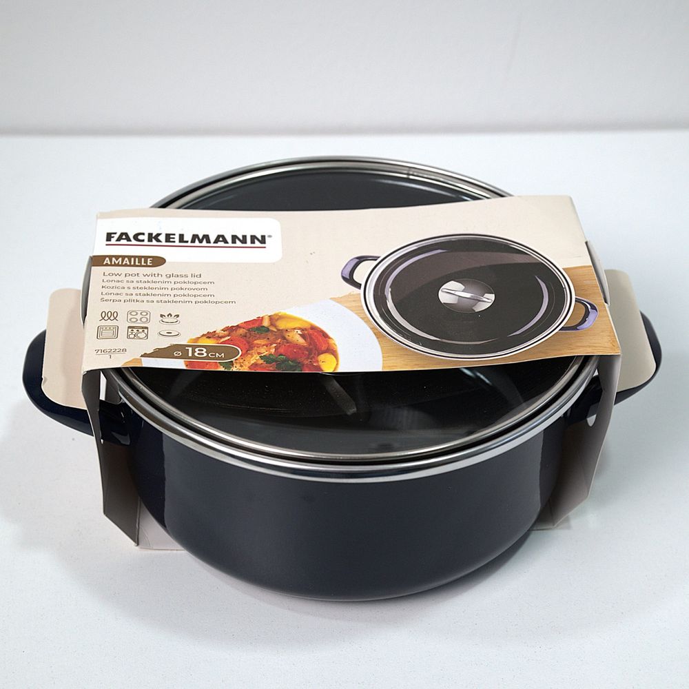 Fackelmann šerpa plitka 18cm emajl  slika 1