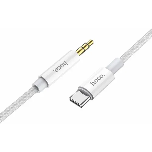 HOCO AUX Audio Jack kabel 3,5 mm na Type-C UPA19 1 m srebrni slika 1