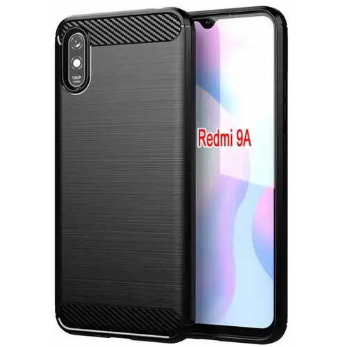 CARBON maska za XIAOMI Redmi 9A / 9AT crna slika 1