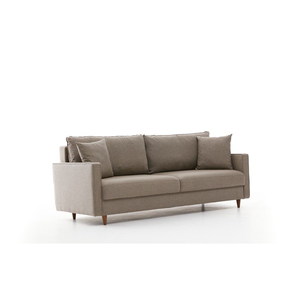 Eva - Krem Sofa na Razvlačenje za 3 Osobe slika 6
