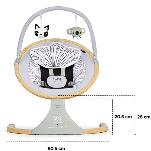 Kinderkraft Električna njihaljka LUMI slika 8