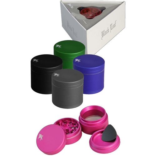 Grinder Black Leaf Mat boja / 4 dijela / 49 mm slika 2