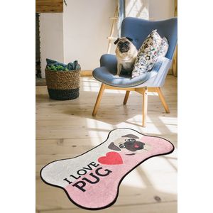 Conceptum Hypnose Tepih (60 x 100), İ Love Pug