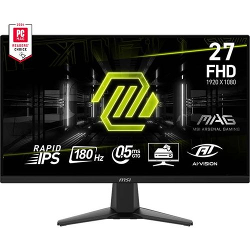 Monitor MSI MAG 275F 27" / FHD / Rapid IPS / 180Hz / 0,5ms GtG (crni) slika 1