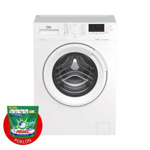 Beko WUE8726XST Veš mašina 8 kg, 1400 rpm, ProSmart Inverter, Dubina 55 cm slika 1