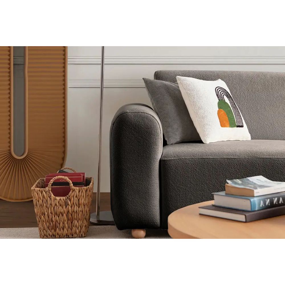 Ugaona Sofa S-Loft Desna - boja: antracit slika 8