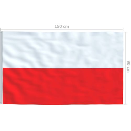 Poljska zastava 90 x 150 cm slika 16