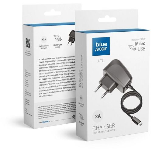 Putni punjač MICRO USB UNIVERSAL 2A Blue Star Lite slika 1