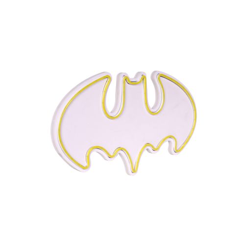 Wallity Ukrasna plastična LED rasvjeta, Batman Bat Light - Yellow slika 5