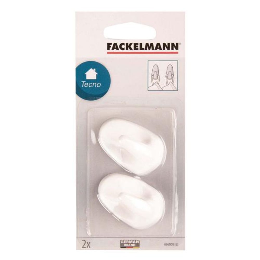 Fackelmann kukice 2/1 5cm univerzalne bijele slika 2