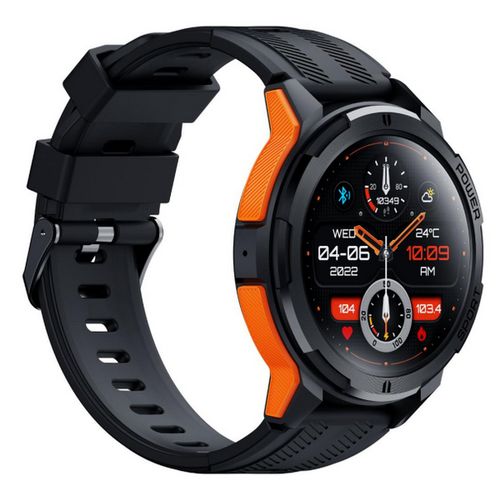 Oukitel BT10 Smart Watch Sport Rugged 410mAh/Heart rate/SpO2/Accelerometer/crno-narandzasti slika 3