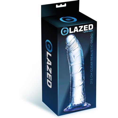 Glazed realistični prozirni dildo 19cm ili 21,5cm slika 7