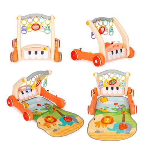 Eco Toys Edukativna Guralica sa Podlogom za Decu 2u1 – Piano slika 1