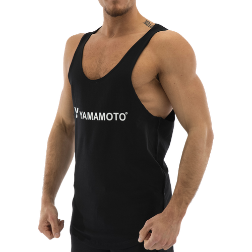 Man Tank Top Wide Shoulder -  XXL,  Black slika 1