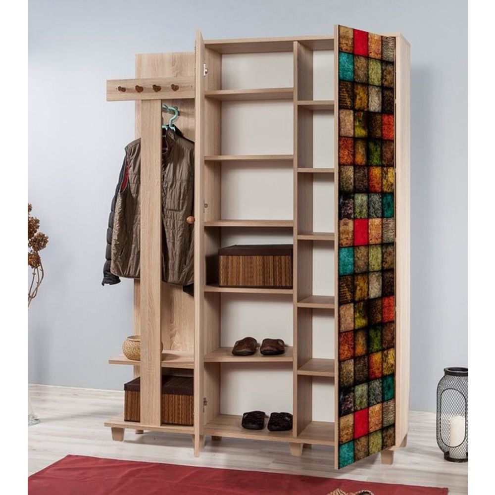 Hall stand Garmanto 135-723 u boji sonoma hrasta slika 3
