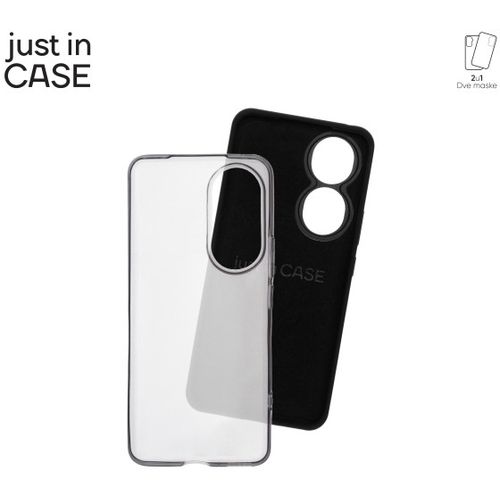 2u1 Extra case MIX paket CRNI za Honor 90 slika 3