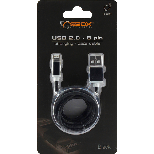 KABEL SBOX USB -> iPh.7 M/M 1,5M Blister Crni  slika 7