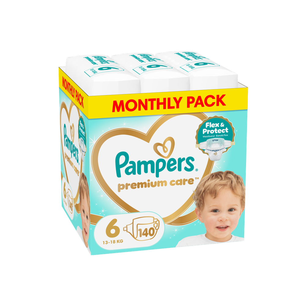 Pampers Premium Care pelene mjesečno pakovanje slika 1