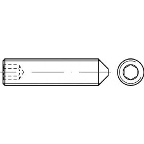 TOOLCRAFT TO-5413959 navojni zatik M10 10 mm 200 St. slika 1