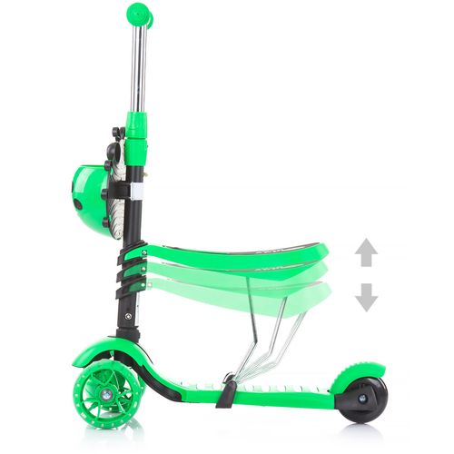 Chipolino romobil / guralica Kiddy Evo s ručkom Lime slika 6