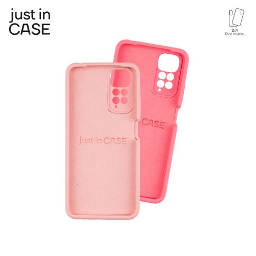 2u1 Extra case MIX PLUS paket PINK za Redmi Note 11 5G/M4 pro slika 2