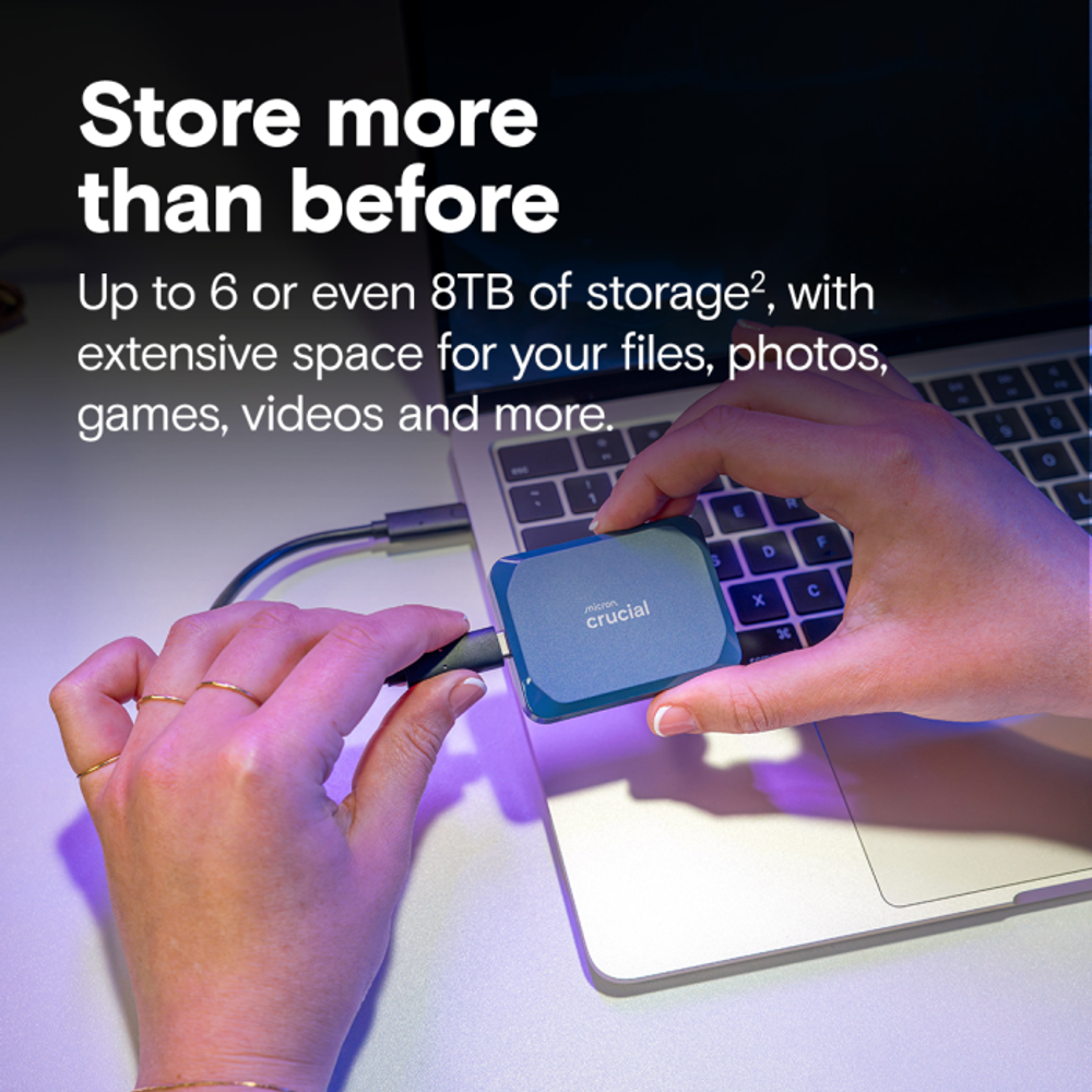 Crucial X10 Pro 1TB prijenosni SSD disk slika 4