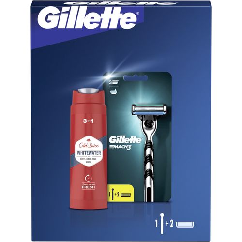 Gillette poklon paket Mach3 britvica + Old Spice gel za tuširanje slika 1