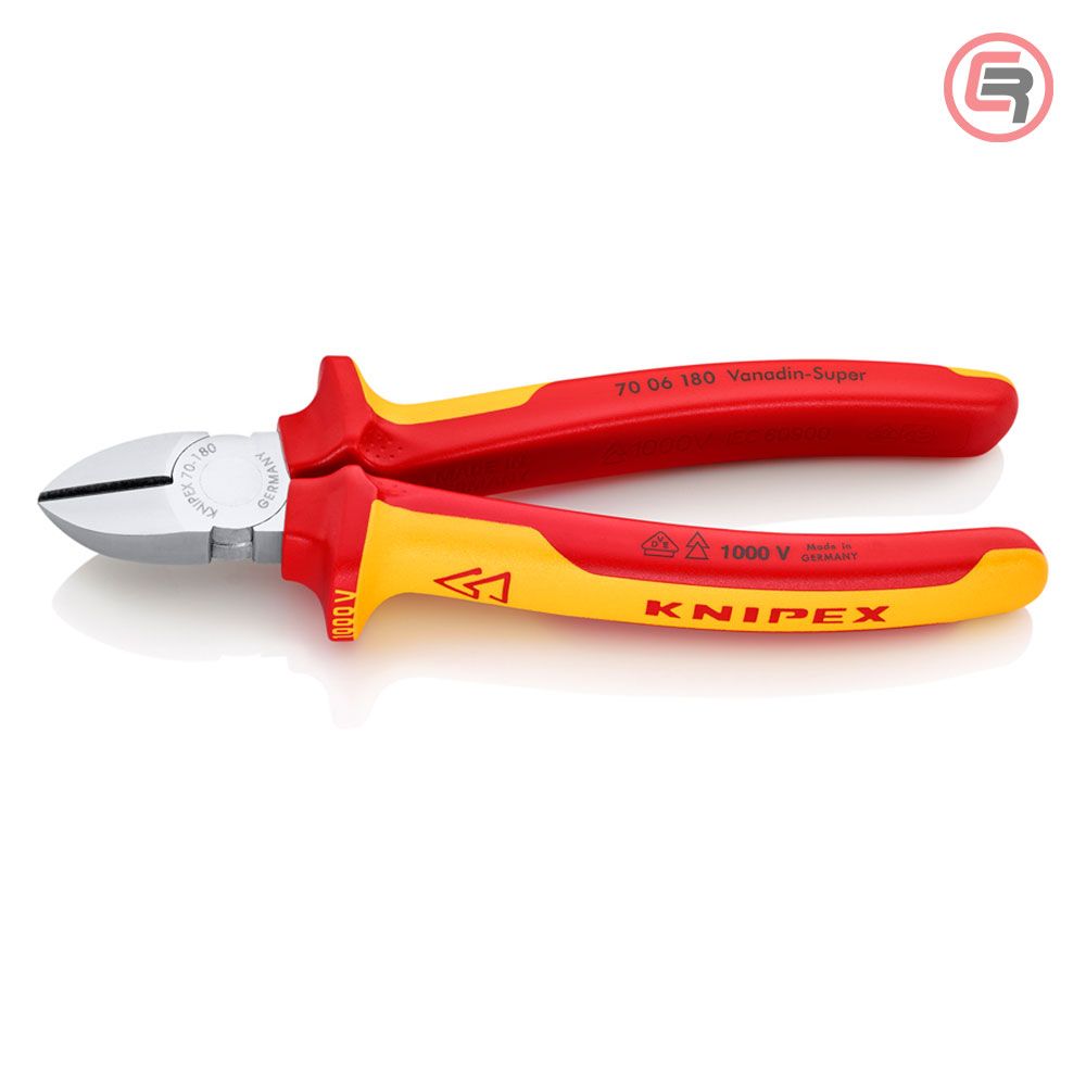 Knipex Kliješta Bočna Sječa – Sječice 180mm 1000V – 70 06 180 slika 1