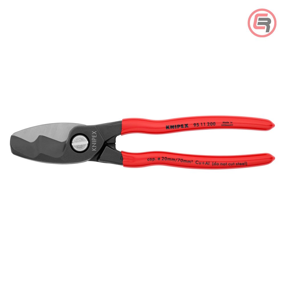 Knipex Škare Makaze Sa Dvostrukom Reznom Ivicom 200mm Za Kablove 70mm2 - 95 11 200 slika 3