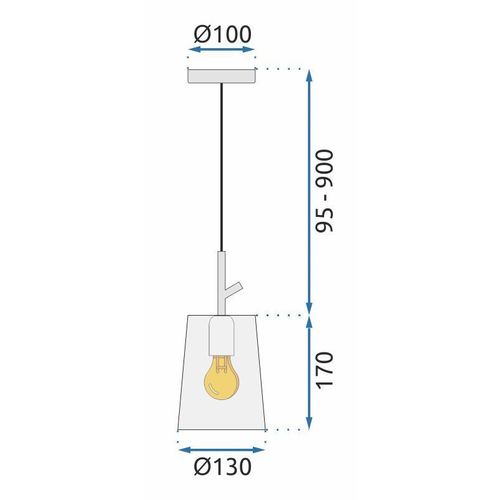 Lampa  APP1036-1CP slika 8