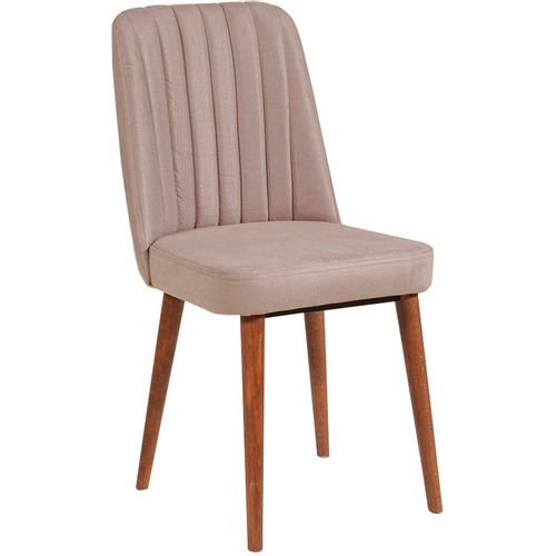 Woody Fashion Set stola i stolica (4 komada), Vina 0900 - 3 - Walnut, Stone slika 10